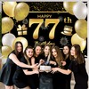 77th Happy Birthday Banner - Decorations for Men - Party