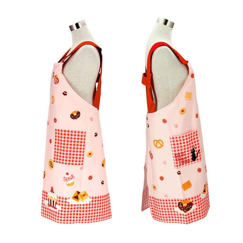 Marushin 1165013400 Studio Ghibli Kiki's Delivery Service, Jiji Orchid-type Apron,