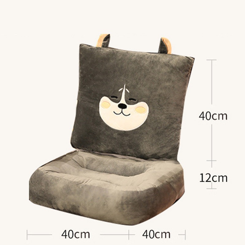 Integrated Lumbar Support Seat Cushion Super Soft High Comfort Lumbar