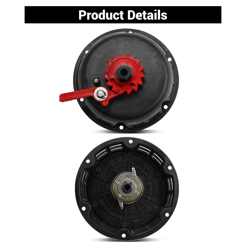 Upgrade Easy Quick Fast Pull Start Recoil Starter Assembly, Black