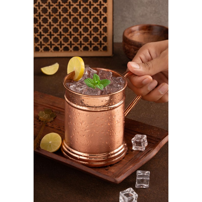 JYPR Large 18 oz, Moscow Mule Copper Mug | Solid