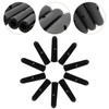 OSALADI 10pcs Foldable Umbrella Tail Bead Metal Umbrella Bone Covers