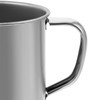 Hemoton Stainless Steel Water Cup 5-Pack Multipurpose Water Drinking Cups