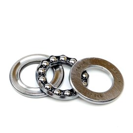 Parts and Parts 51103 thrust ball bearing, 17 x 30 x 9 mm, DIN 711, high axial load absorption, easy assembly, deep groove axial bearing, durable steel construction, use in shafts and mechanical