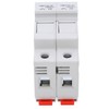 Fuse Holder Base 2 Pole DIN Rail Mount Power Distribution