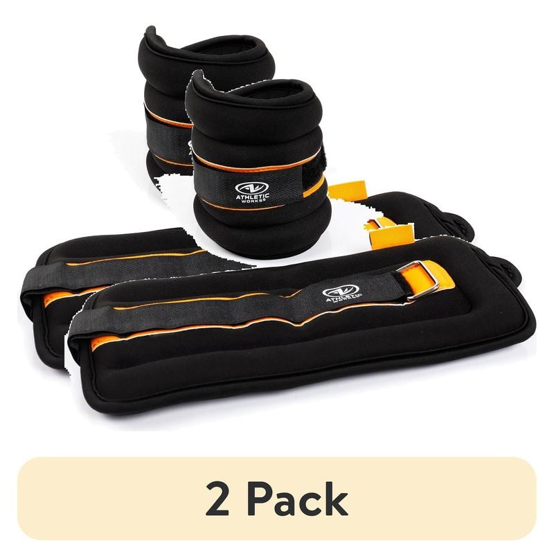 Athletic Works 5lb Pair Ankle & Wrist Weights (2pcs, Each