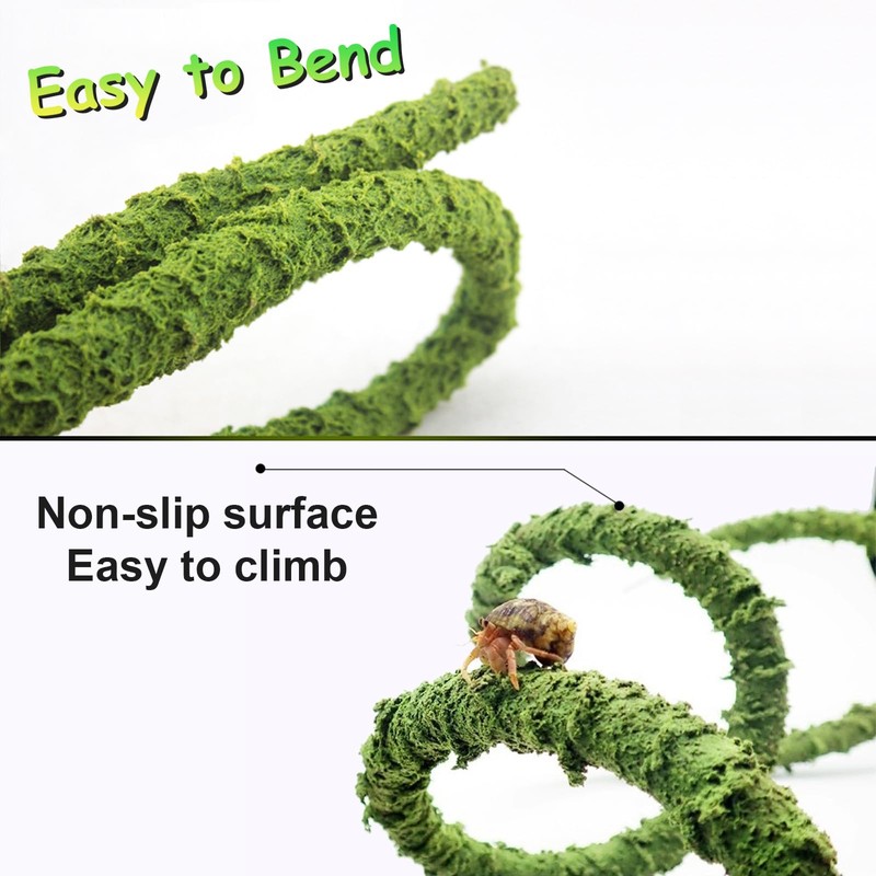 Wenriko Hermit Crab Climbing Toys, Bendable Hermit Crab Climbing Vine,