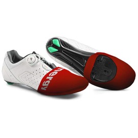 Synergy Neoprene Cycling Toe Covers Set (Black/Red, S/M)