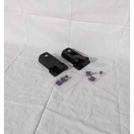 CPG Brand Locking Cargo Trailer RV Cambar Door Black Auto Latching Vise Lock Handle 2 PCS