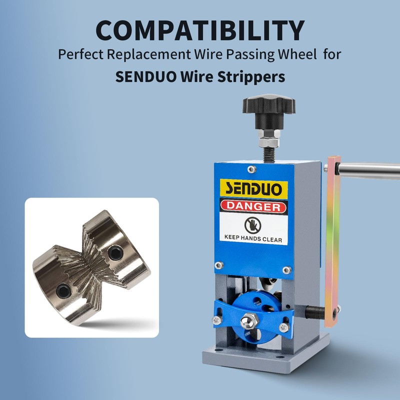 Replacement Wire Passing Wheel for SENDUO Wire Stripping Machines,Feeder Assembly