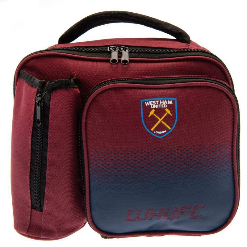 West Ham United FC Fade Lunch Bag (One Size) (Burgundy)