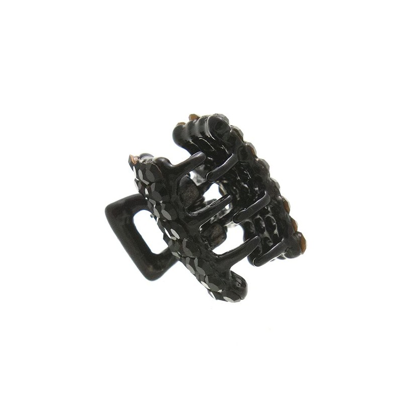 VINGTAINE H7434-BK- Mini Bijou Hair Claw Petite Hair Clip, Casual,