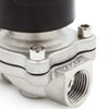 U.S. Solid 110V AC 1/2" Stainless Steel Solenoid Valve Direct