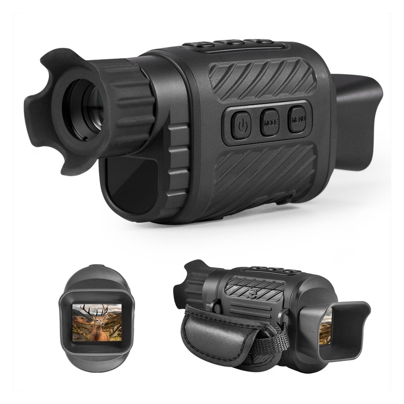 Multifunction Digital Night Vision Monocular 4X Portable Infrared Monocular with