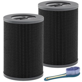 Leemone - Paquete de 2 filtros Air Pro PECO-HEPA Tri-Power de repuesto compatibles con Molekule Air Pro | Purificador de aire, filtro de...