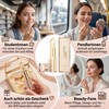 Pack of 2 Women's ColourChanging Lipstick with Gold Leaf, Adjustable