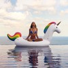 FLOATY Giant 8 ft. Luxury Inflatable Unicorn Pool Float Ride