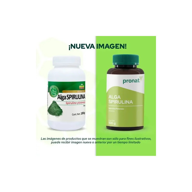 Alga Espirulina Orgánica En Polvo 100 Grs Pronat Spirulina