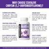 STAY ALIVE Chrysin Supplement 500mg & Passion Flower Extract Powder,