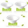three leaf 12 OZ (355 ML) BAGASSE BOWL, 50 Ct.