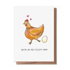 Wunderkid Egg-cellent Mom, Funny & Cute Mother's Day Card Birthday
