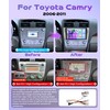 4Core 4G+128G Android 15 Car Radio for Toyota Camry 2006-2011,