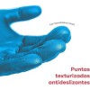 100 Guantes De Nitrilo Negro O Azul Libre De Latex