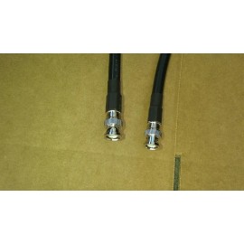Times Microwave LMR400 GPS Antenna Coax Cable  BNC Male to BNC Male 3ft