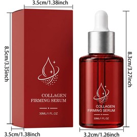 3PC Firming Serums, Collagen Extract & Peptides Facial Serum, Anti-Aging Serum, with Wrinkle Appearance, Elasticity & Pore Care, Suitable for All Skin Types