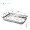 Lacor - 15566 Essential Rack Tray, Stainless Steel, High Thermal
