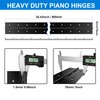 2Pcs Heavy Duty Piano Hinge 36'' x 3'' Open Width,