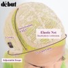 DÉBUT Ombre Lemon Green Asymmetrical Side Part Long Bob Wig