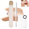 Spatula Makeup Set of 3 Spatula Cosmetics Tool + Stainless