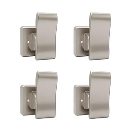 EOOT Wind Push Pull Door Handle Lock - Door Lever | Door Knob | Door knobs Interior | Door Handle Lock | Push Pull Door Handles | Design Door Lever (Grey, 4 Packs)