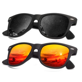 KALIYADI Unisex Polarized Retro Classic Trendy Stylish Sunglasses for Men Women Driving Sun glasses UV Blocking