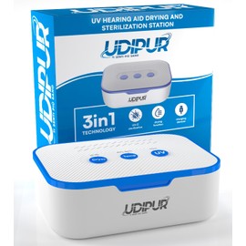 Drying Box with UV Sterilisation and Charging Function for Hearing Aids