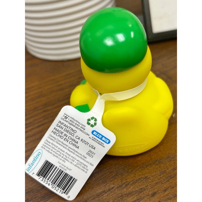 Infantino GOLFER Rubber Duck Ducky Bath Tub Toy, Fun Time,