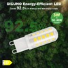 DiCUNO DiCUNO G9 LED Lampe kaltwei? 6000K, 3W LED Leuchtmittel,