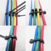 Superun Black Zip Ties 4 Inch, 18 Lbs Tensile Strength