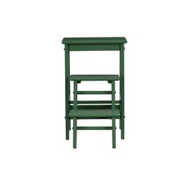 Boraam Niko Folding Step Stool-Equestrian Green, 24-Inch