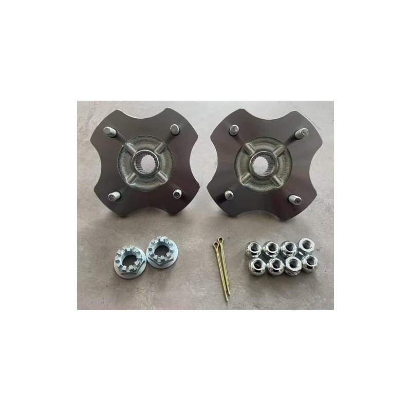 2PCS Rear Left Right Wheel Hubs 42410-HM5-930 with 10 Nuts