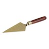 Trowel with Wood Handle and Decorated Gold Blade Masonic Gift