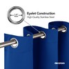 Deconovo Home Decorative Thermal Insulated Blackout Curtain Ring Top Curtain