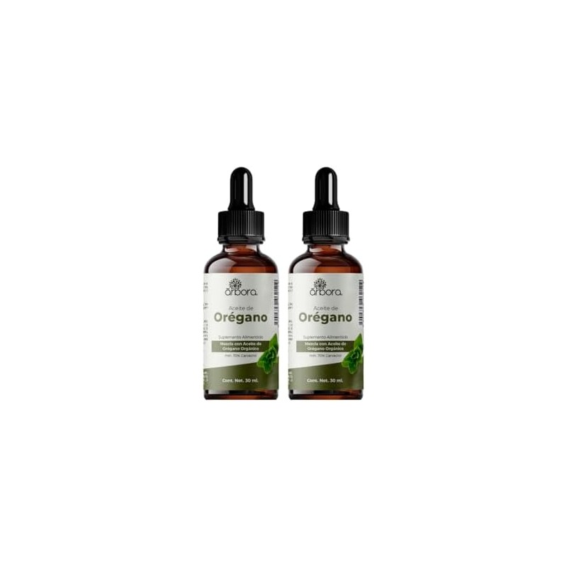 Árbora Aceite de Orégano 70% carvacrol con oliva para consumo
