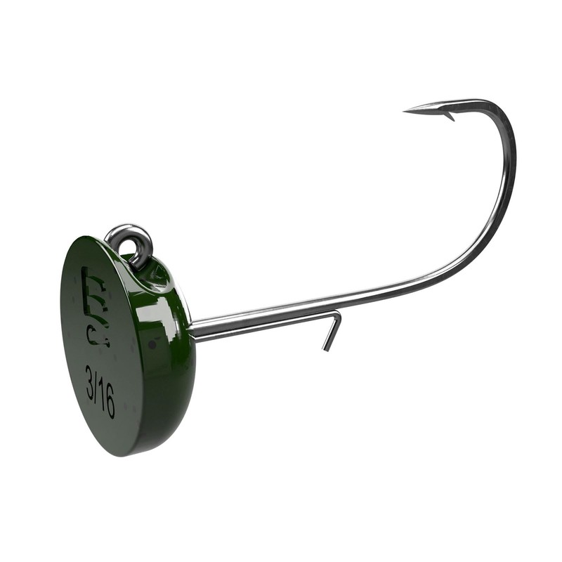 Buckeye Lures SPOT Remover NED Head 1/8 OZ. / Green