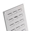 300x200 mm (12x8") Sliding Grille Made of Sheet Steel, White