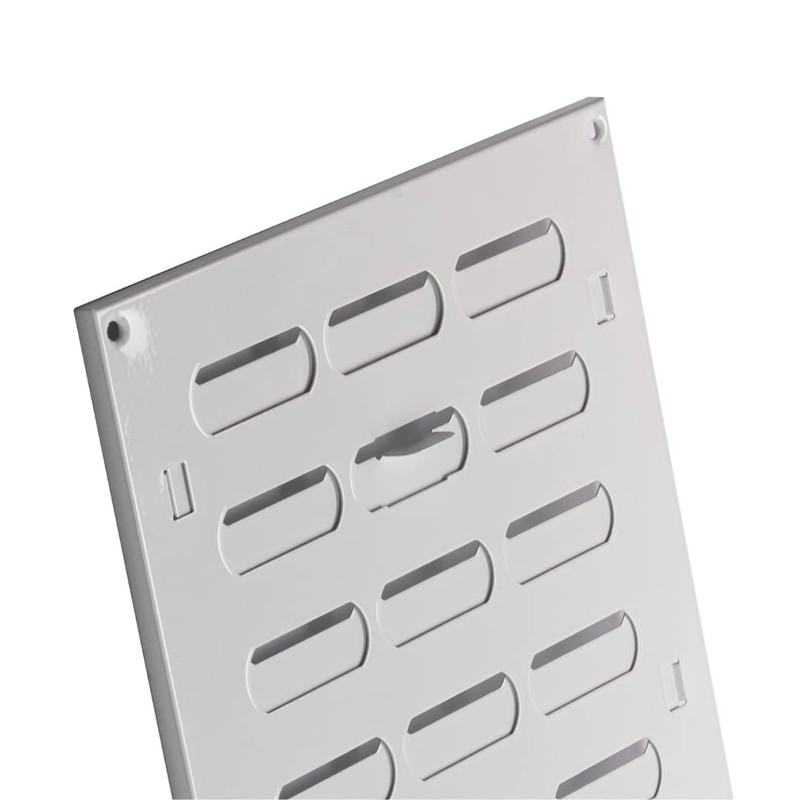 300x200 mm (12x8") Sliding Grille Made of Sheet Steel, White