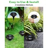 Biling Solar Pathway Lights Outdoor Uplight Sidelight, 12 Packs Blue