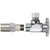 Plumb Pak PP32-1PCLF 1/4 Turn Transitional Angle Supply Line Valve,