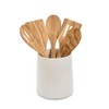 Fantes Italian Olivewood Slotted Turner, 12-Inch, The Italian Market Original